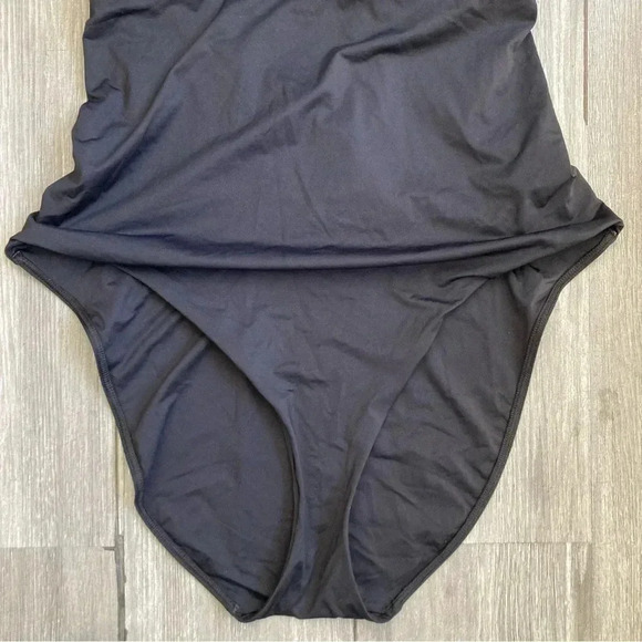 NWOT Everlane The String One-Piece ReNew Swimsuit In Black Minimalist XXL - Picture 6 of 10